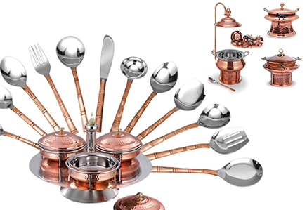 Ethnic Indian Copper Kitchen ware